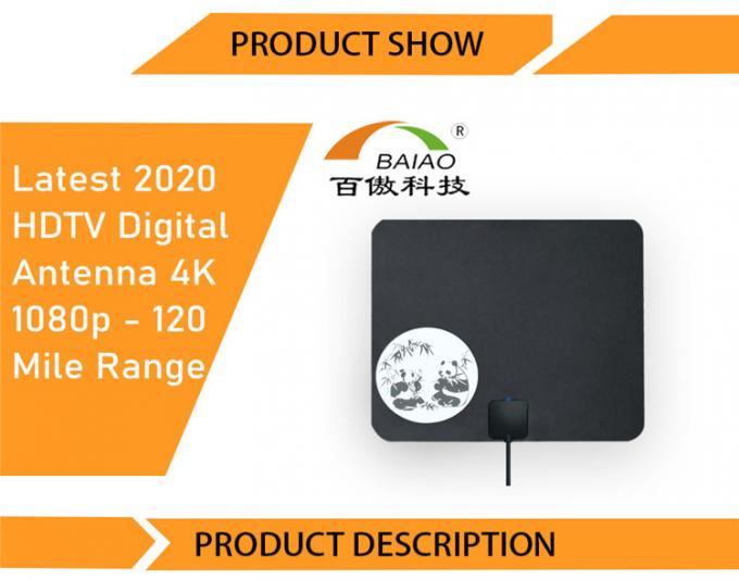 Ψηφιακή κεραία ψηφιακή εσωτερική HDTV Dvb υπαίθρια 250*223mm BAIAO ή cOem βιο-V228 F/IEC TV Omni μερών κεραιών TV κεραιών TV (Μ)