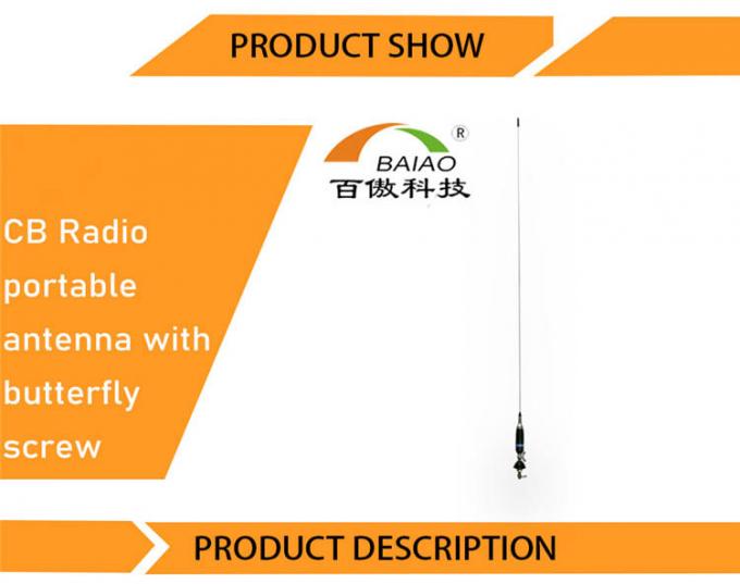 Κινητό ραδιόφωνο 10 Uhf κεραία 27mhz μακροχρόνιας σειράς Baiao CB φορτηγών VHF Μ Antena