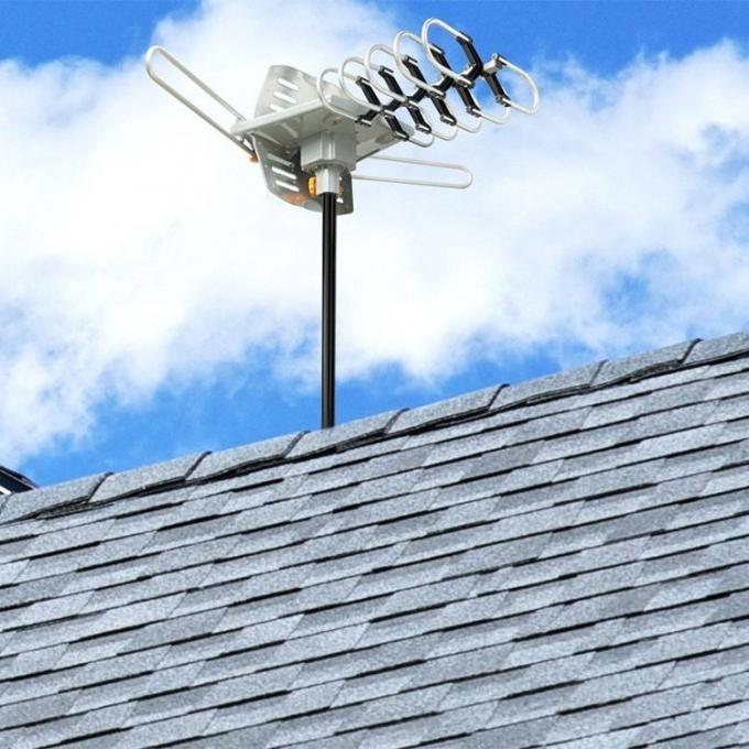 Μηχανοποιημένο Yagi UHF ενίσχυσε την ψηφιακή κεραία HDTV με την περιστροφή 360 βαθμού 3