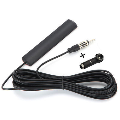 DIN Plug Adhesive Patch Αυτοκινητοκίνητο κρυμμένο AM FM ραδιοφωνική κεραία για οχήματα φορτηγά στερεοφωνικό κεφαλικό δέκτη