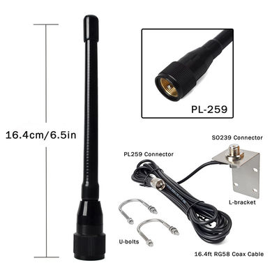 Στάμπι VHF Marine Antenna Aerial 156-163Mhz Walkie-talkie Αντενές για πλοία Πόντοουν Πλοίο ιστιοπλοΐας Γιατ ναυτικά ραδιόφωνα