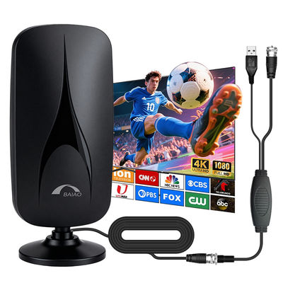 Indoor Free 4K UHD TV Antenna for Long Range Reception Supports Smart & Old TVs 1080P HD VHF UHF