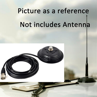 11CM Μεγάλο Cup Suction Car Radio Antenna Magnet Base, 30.8lbs High Pull Strength Magnet Mount για VHF UHF HF Αρτήρες ραδιοφώνου