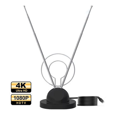 Εσωτερική υψηλής απόδοσης τηλεόραση hf/vhf/uhf Αντένα πολλαπλής ζώνης 4k δωρεάν ψηφιακό τηλεσκοπικό Aerial Signal Booster Ψηφιακή τηλεόραση στο σπίτι Αντένα