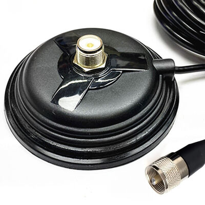 11CM Μεγάλο Cup Suction Car Radio Antenna Magnet Base, 30.8lbs High Pull Strength Magnet Mount για VHF UHF HF Αρτήρες ραδιοφώνου