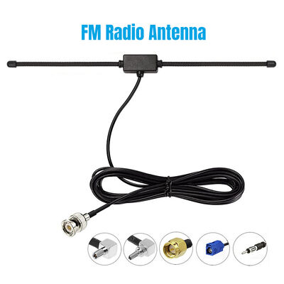 20MHz έως 1300MHz ευρυζωνικός ραδιοφωνικός σαρωτής αυτοκινήτου RV Διπολική κεραία BNC αρσενική κεραία για Uniden Bearcat Whistler ραδιοφωνικός σαρωτής